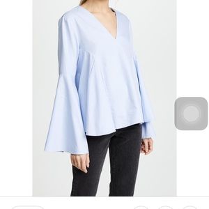 Endless Rose blouse with bell sleeves